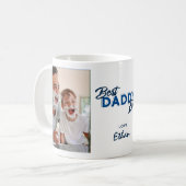 Mug Fête des pères photo moderne Best Daddy Ever (Devant gauche)