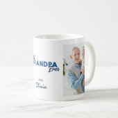 Mug Fête des pères photo moderne Best Grandpa Ever (Devant droit)