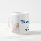 Mug Fête des pères photo moderne Best Grandpa Ever (Devant gauche)