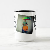 Mug Fête des pères photo moderne de Best Dad Ever (Centre)