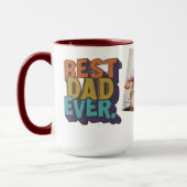 Mug Fête des pères photo moderne de Best Dad Ever (Gauche)