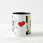 Mug Fête des pères photo moderne de Best Dad Ever (Centre)