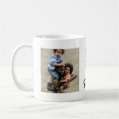 Mug Fête des pères photo papa (Gauche)