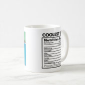 Mug Fête des pères plus frais papa jamais drôle Nutrit (Devant droit)