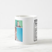Mug Fête des pères plus frais papa jamais drôle Nutrit (Centre)