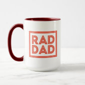 Mug Fête des pères - Rad Dad (Gauche)
