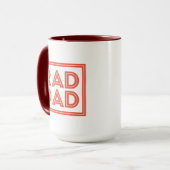 Mug Fête des pères - Rad Dad (Devant gauche)