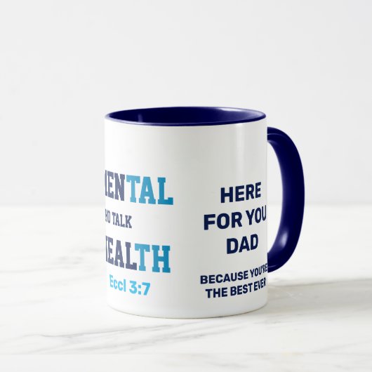 Mug FÊTE DES PÈRES Santé mentale (Devant droit)