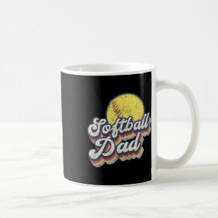 Mug Fête des pères Softball Papa Cadeau De Fille Fils