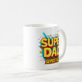 Mug Fête des Pères Super-héros (Devant droit)