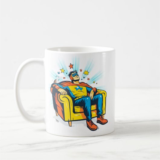 Mug Fête des Pères Super-héros (Gauche)