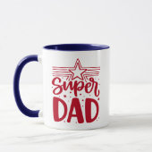 Mug Fête des pères Super Papa (Gauche)