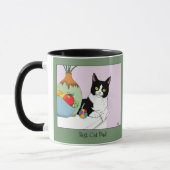 Mug Fête des pères Tuxedo Chat (Gauche)