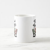 Mug Fête des Sentiments | Chaos à table humour de vaca (Centre)