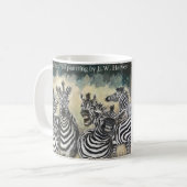 Mug Fête des zèbres - Restez calme et continuez (Devant gauche)