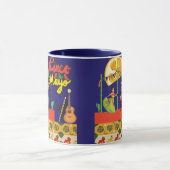 Mug Fête Desert Bloom Fiesta bleu marine (Centre)