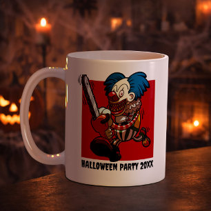 Mug Fête d'Halloween de l'année ajoutée par un clown f