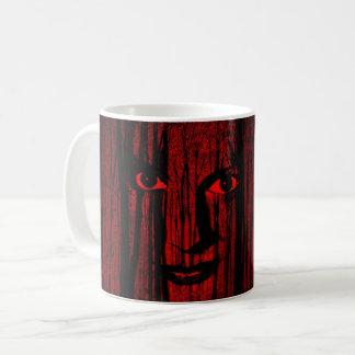 Mug Fête d'Halloween Rouge Noir Gothique Mal Horreur
