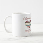 Mug Fête du 30e anniversaire du Mariage (Gauche)