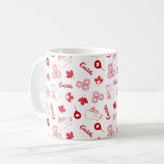Mug Fête du Canada (Devant gauche)