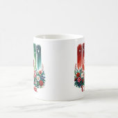 Mug Fête du Canada florale | Joli drapeau canadien (Centre)