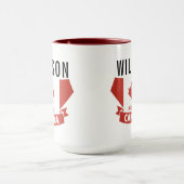Mug Fête du Canada florale | Mignon Canadien (Centre)