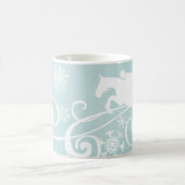 Mug Fête du Cheval de neige Noël (Centre)