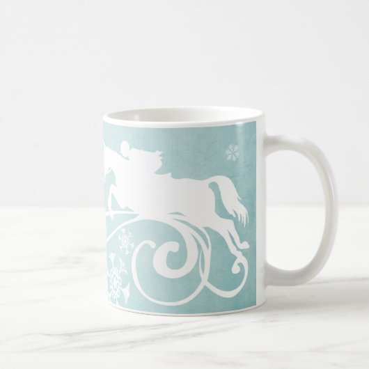 Mug Fête du Cheval de neige Noël (Droite)