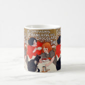 Mug Fête du chocolat français Steinlen Art (Centre)