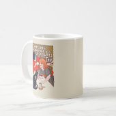 Mug Fête du chocolat français Steinlen Art (Devant gauche)