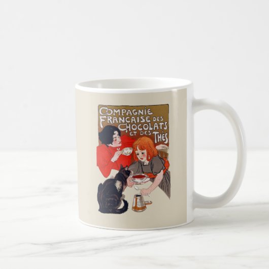 Mug Fête du chocolat français Steinlen Art (Droite)
