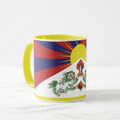 Mug Fête du Drapeau Tibet / Himalaya (Devant gauche)