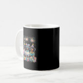 Mug Fête du Nouvel An 2026 Dachshund Feux d'Artifice A (Devant gauche)