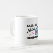Mug Fête du réchauffement climatique Appelez-moi Miss (Devant gauche)