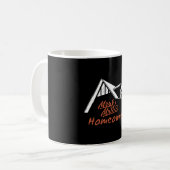 Mug Fête du réchauffement du foyer M & Mme Propriétair (Devant gauche)