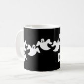 Mug Fête Fantôme Halloween Mug, Noir (Devant gauche)