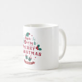 Mug Fête festive vacances Noël (Devant droit)