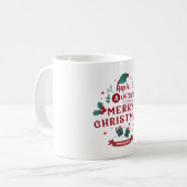 Mug Fête festive vacances Noël (Devant gauche)