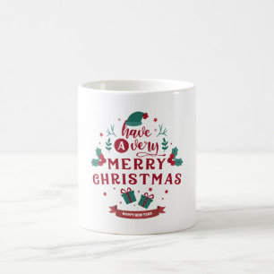 Mug Fête festive vacances Noël