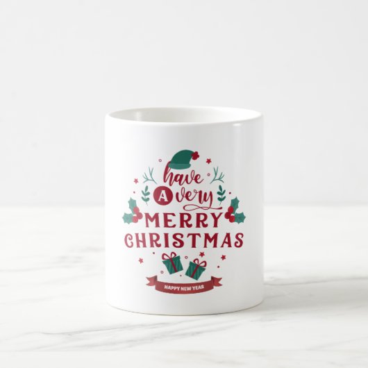 Mug Fête festive vacances Noël (Centre)