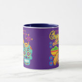Mug Fête Fiesta Fleurir violet royal (Centre)