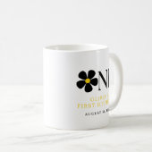 Mug Fête florale impeccable 1er anniversaire (Devant droit)