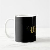 Mug Fête Halloween Méchant Faux Aspect Doré (Gauche)
