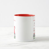 Mug fête mariage Noël gnome gnomies père Noël (Centre)