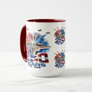 Mug Fête patriotique du 4 juillet 250 ans