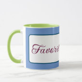 Mug Fête quotidienne de l'enseignant favori (Gauche)