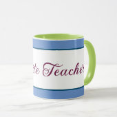 Mug Fête quotidienne de l'enseignant favori (Devant droit)