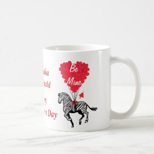 Mug Fête romantique personnalisée Valentines