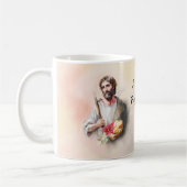 Mug Fête Saint-Joseph Priez pour nous Aquarelle (Gauche)