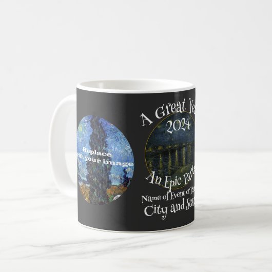 Mug Fête Une Grande Année Une Fête Épopée (Devant gauche)